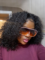 (REFURBISHED) 3B/4A CURLY HALF WIG