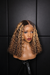 (REFURBISHED) GLUELESS 5X5 CUSTOM HIGHLIGHT CLOSURE UNIT 18”
