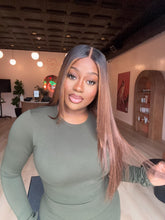 REFURBISHED WIGS SALE | 2X6 HONEY BROWN OMBRE UNIT 24"