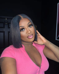 REFURBISHED GLUELESS WIGS SALE | BOB CLOSURE UNIT " (NEW CLOSURE)