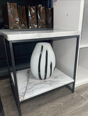 SALE! MARBLE TABLE + VASE