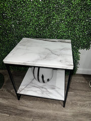 SALE! MARBLE TABLE + VASE