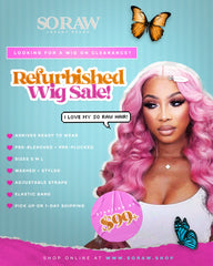 (REFURBISHED WIG SALE) LAYERED CURTAIN BANGS 18”