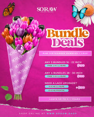 (NEW!) 3 Bundle deal & 4 Bundle deal + Lace To Match