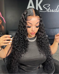 (REFURBISHED WIG SALE) 28” BURMESE CURLY 13X6 FRONTAL