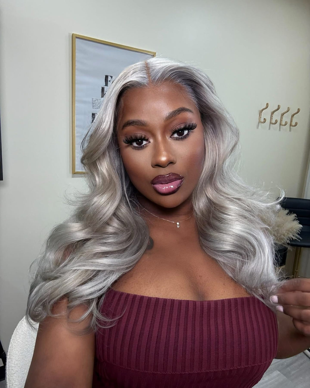 REFURBISHED WIGS SALE | SILVER (STORM) UNIT 13X6 FRONTAL 20" LAYERED 🌪️
