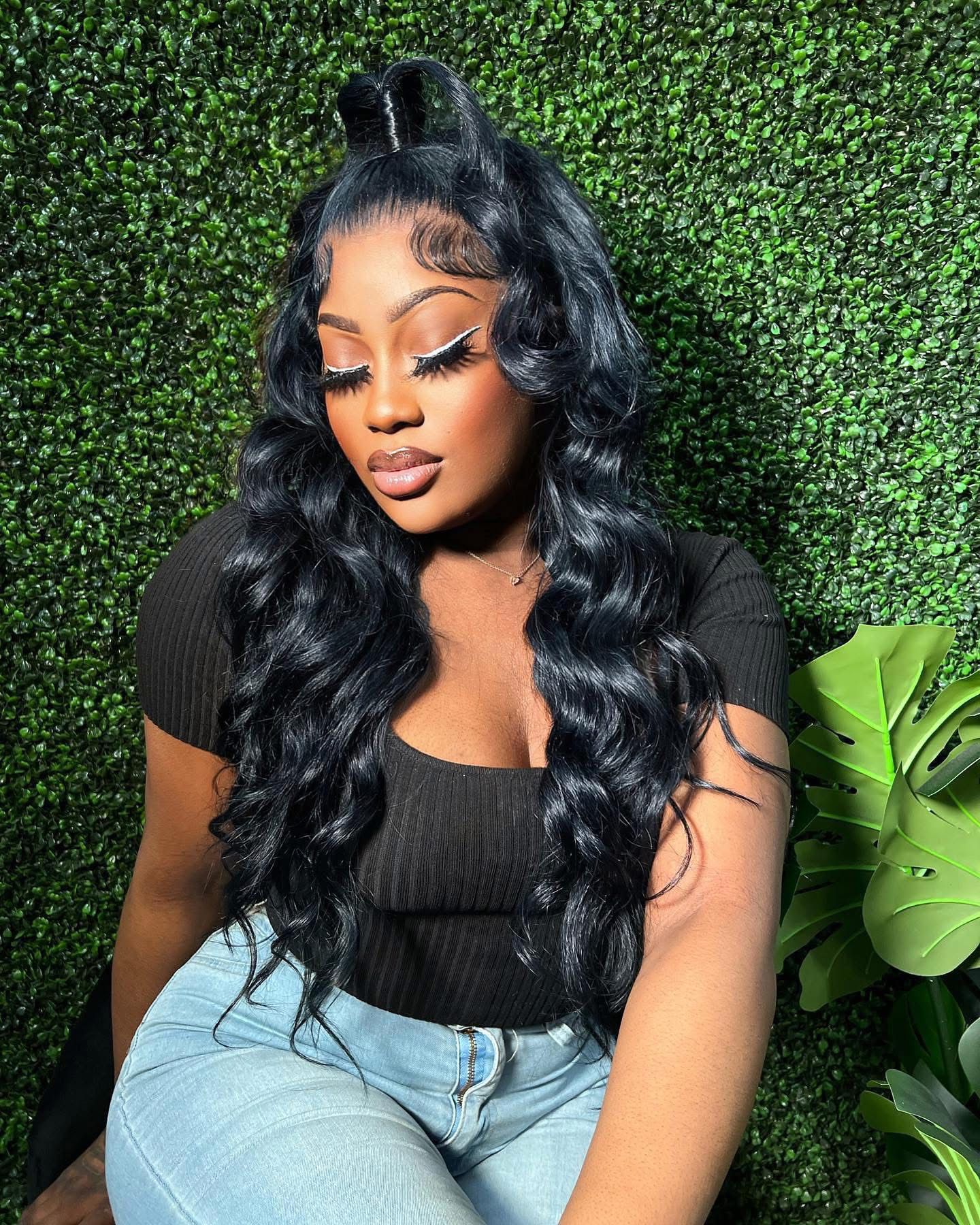 REFURBISHED WIGS SALE | NAVY BLUE 13X6 22" UNIT