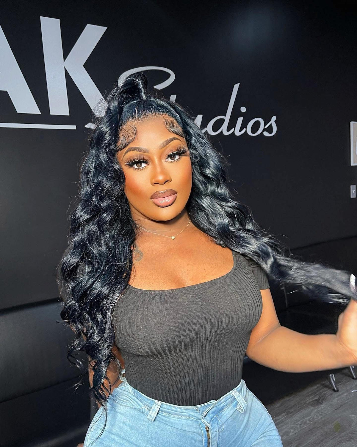 REFURBISHED WIGS SALE | NAVY BLUE 13X6 22" UNIT