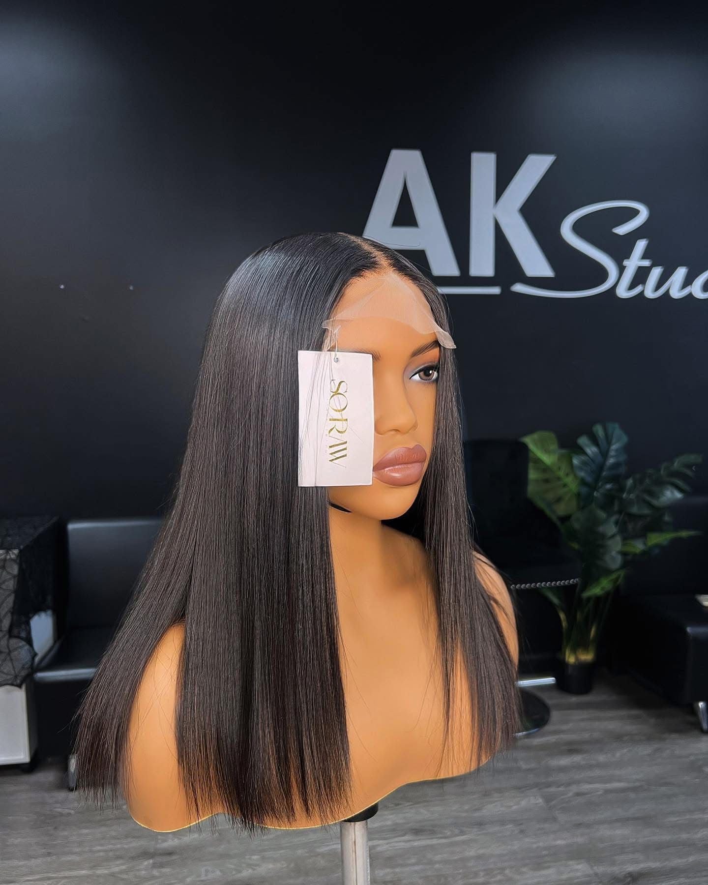 BRAND NEW | 6X6 18”  GLUELESS WIG