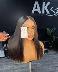 BRAND NEW | 6X6 18”  GLUELESS WIG