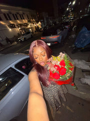REFURBISHED WIGS SALE | BURGUNDY ENVY HEAVY LAYERS 18” 13X6