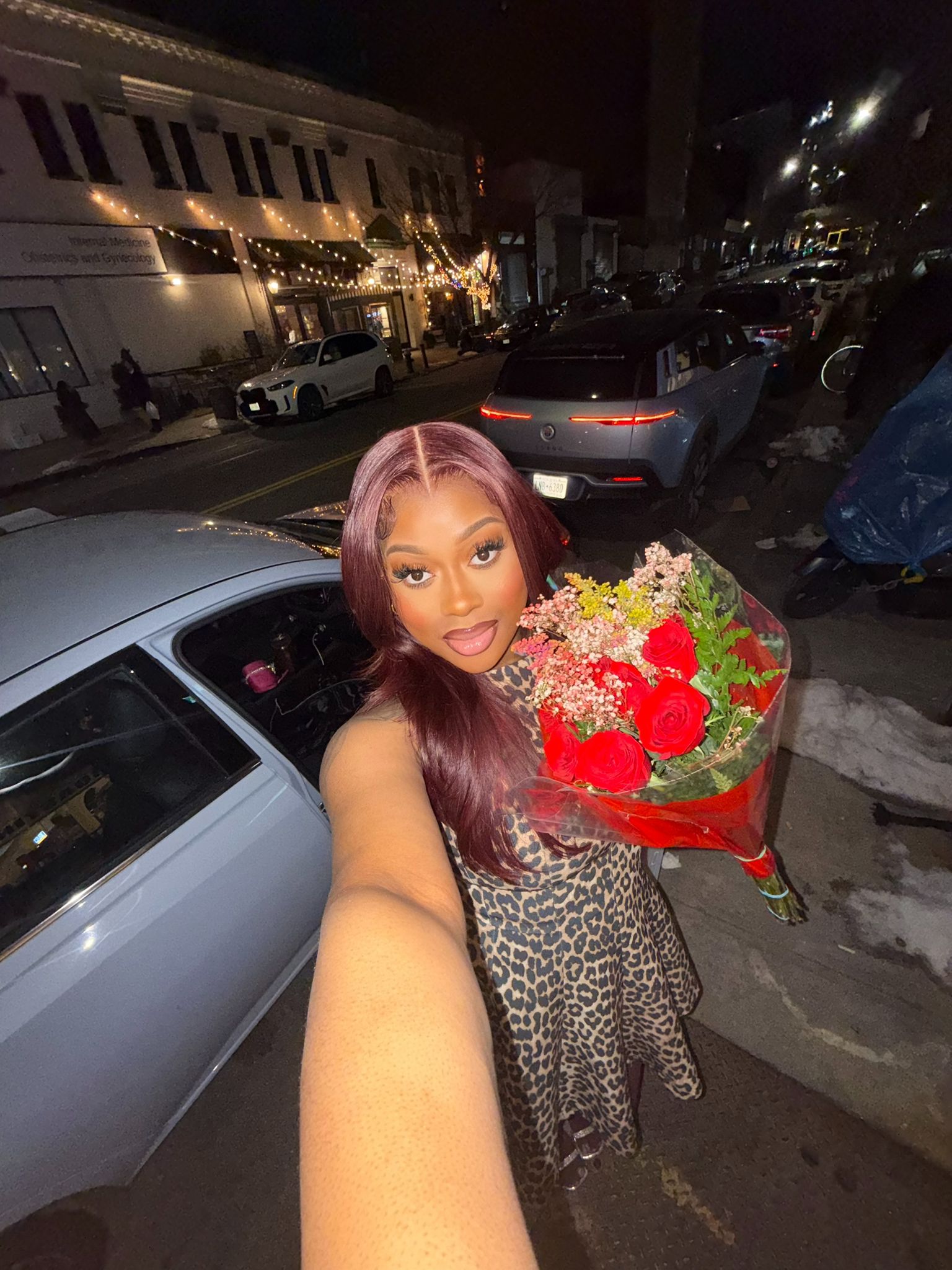 REFURBISHED WIGS SALE | BURGUNDY ENVY HEAVY LAYERS 18” 13X6
