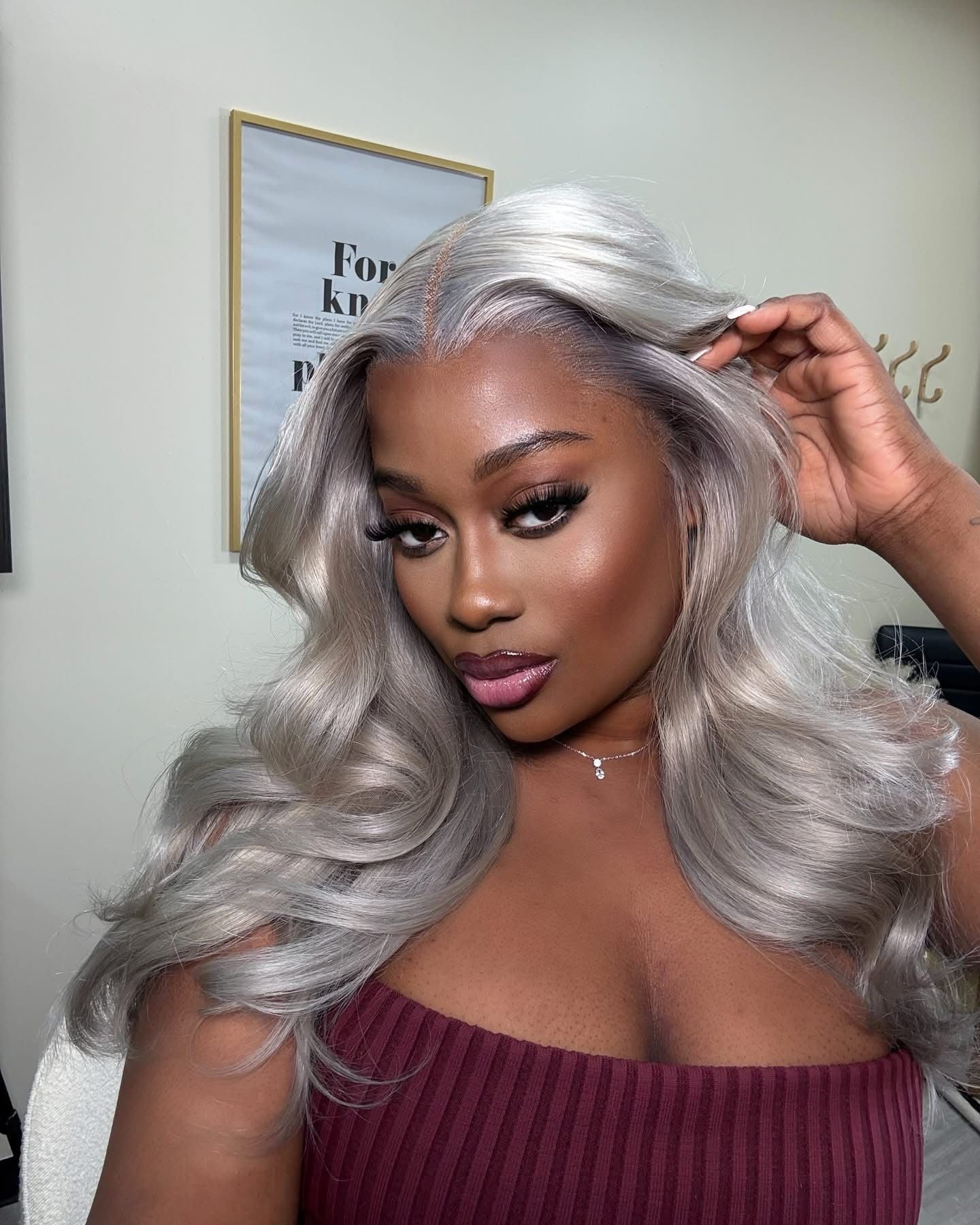 REFURBISHED WIGS SALE | SILVER (STORM) UNIT 13X6 FRONTAL 20" LAYERED 🌪️